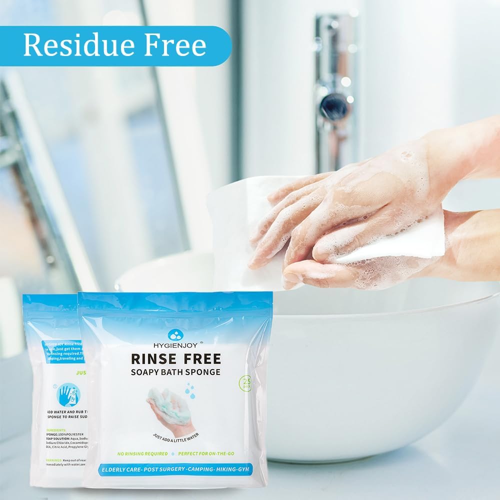 HYGIENJOY post-surgery care wipe supports gentle cleaning when mobility is limited