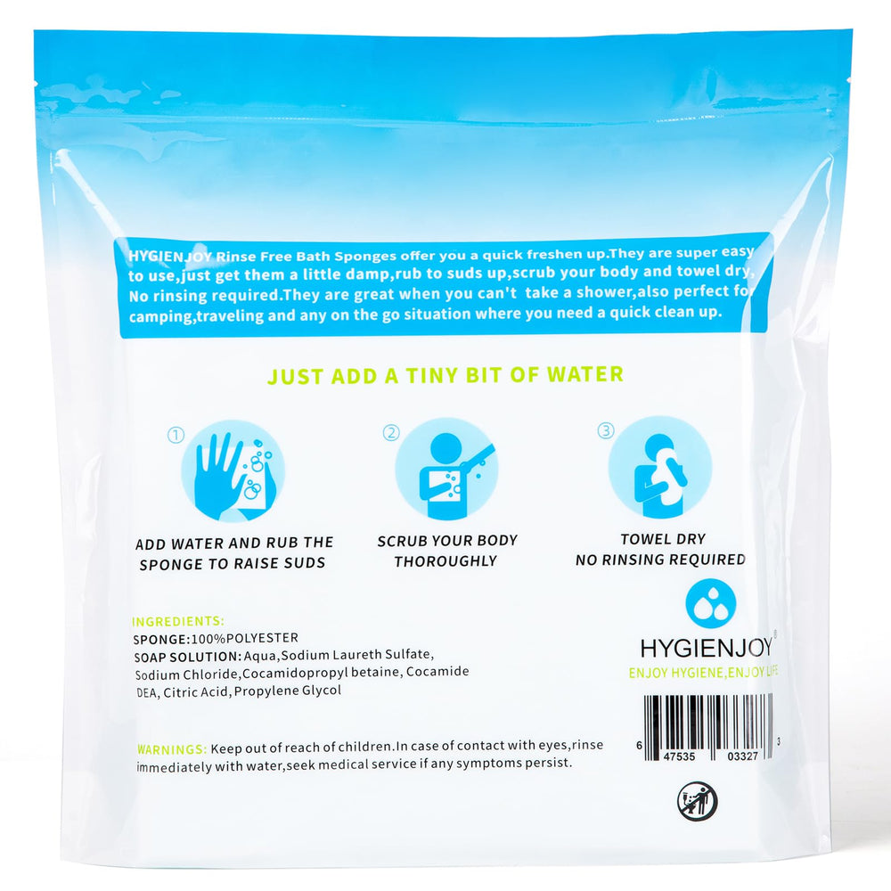 HYGIENJOY residue-free formula leaves skin clean without sticky afterfeel