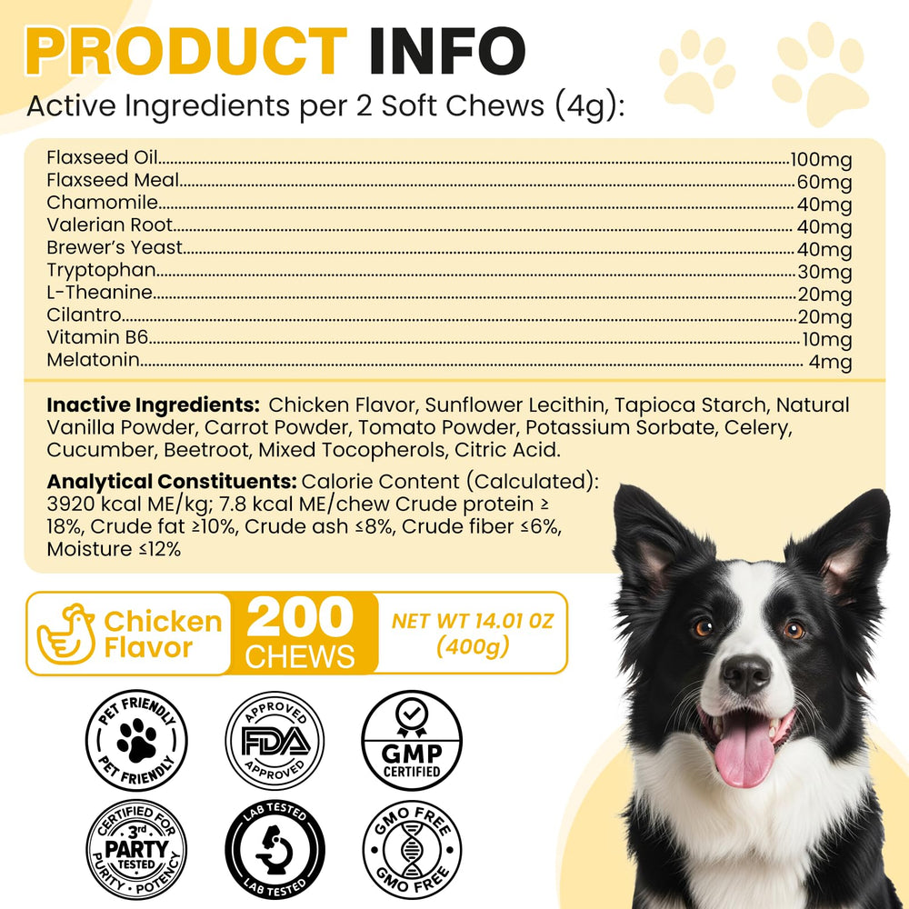Hyjykd flea and tick chews ideal for outdoor adventures and anxious pets
