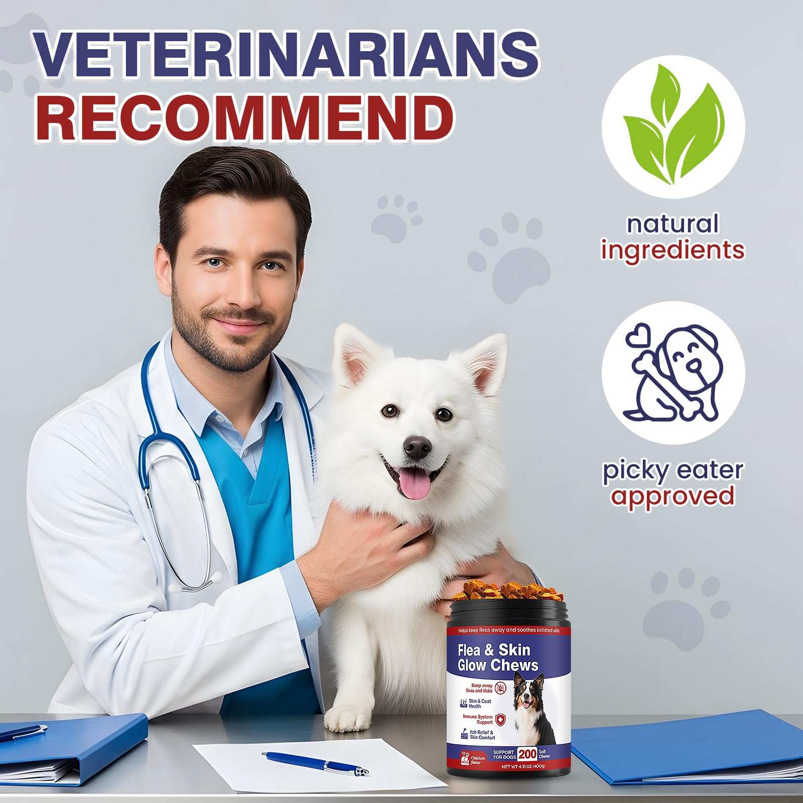 Hyjykd skin hydration support chews help maintain comfortable coats