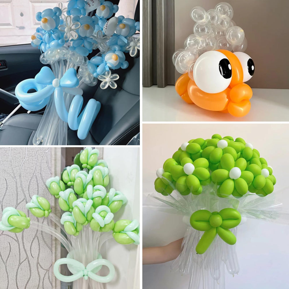 HYKJNBW clear 260 balloons twisting into animals and flowers