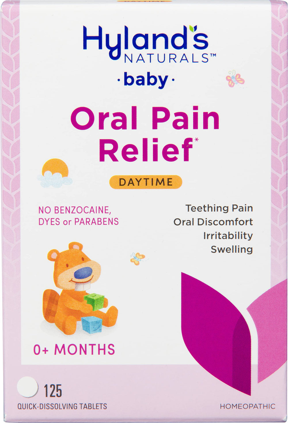 Hyland's Baby Daytime Chamomilla packaging image showing gentle relief option