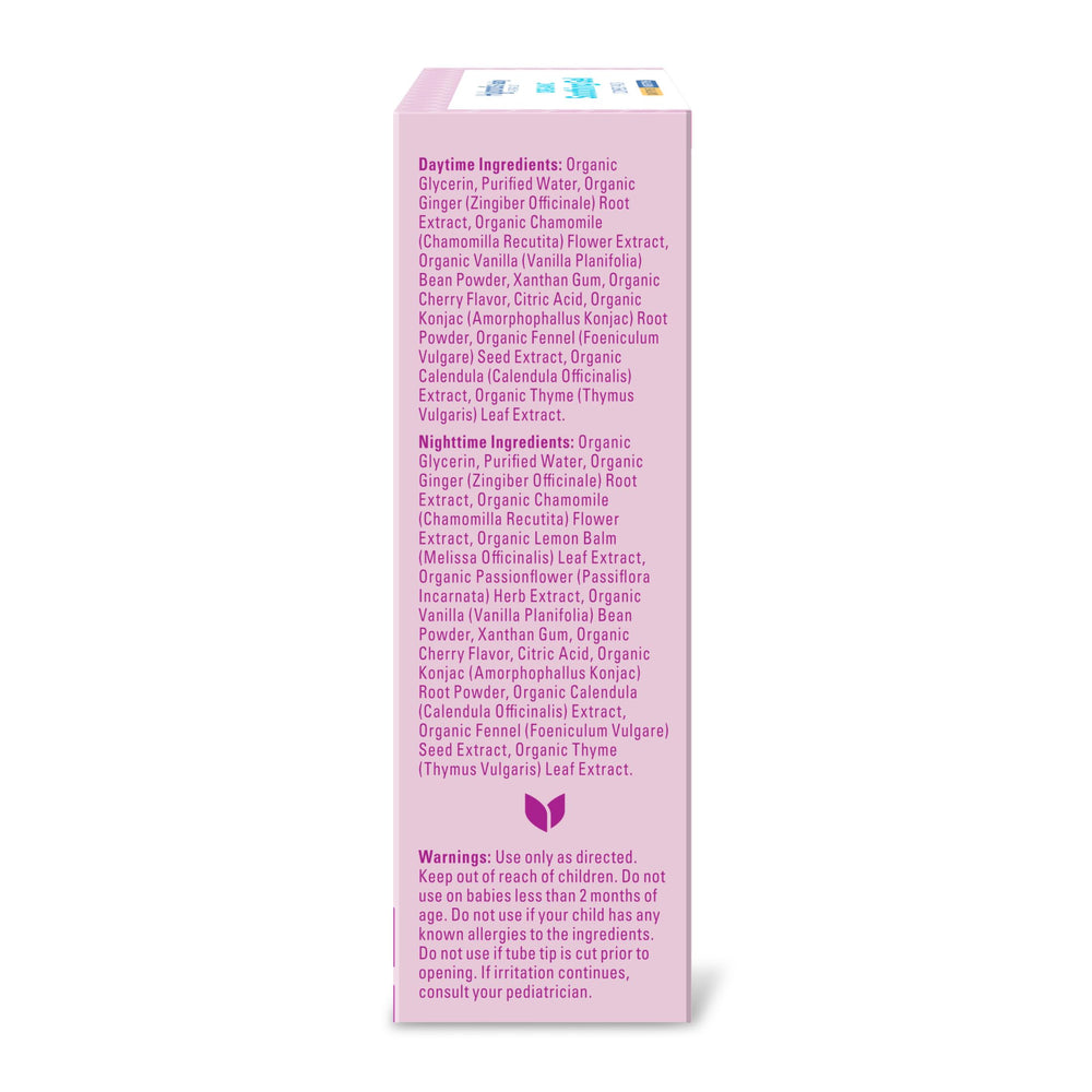 Pea-sized amount applied with fingertip for precise teething care