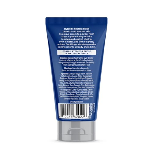 Hyland's Chafing Relief Cream applied on skin for soothing comfort