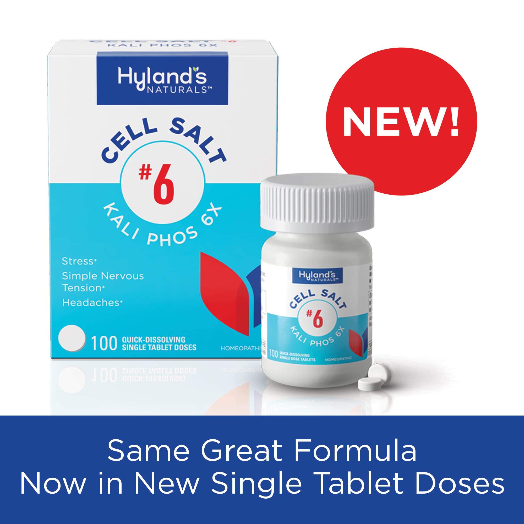 Hyland's Kali Phos 6X tablets may help with occasional headaches.