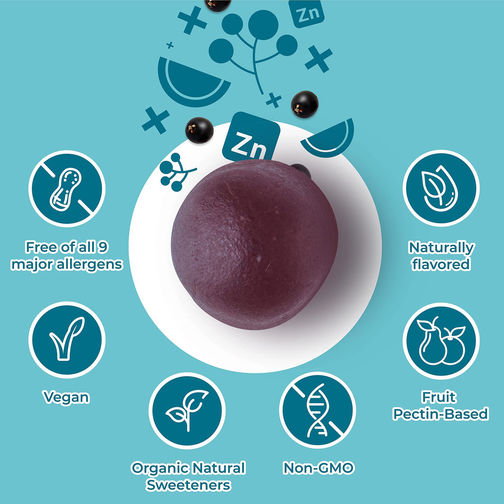 Hyland's Kids Organic Elderberry Plus gummies vegan product without gelatin for kids