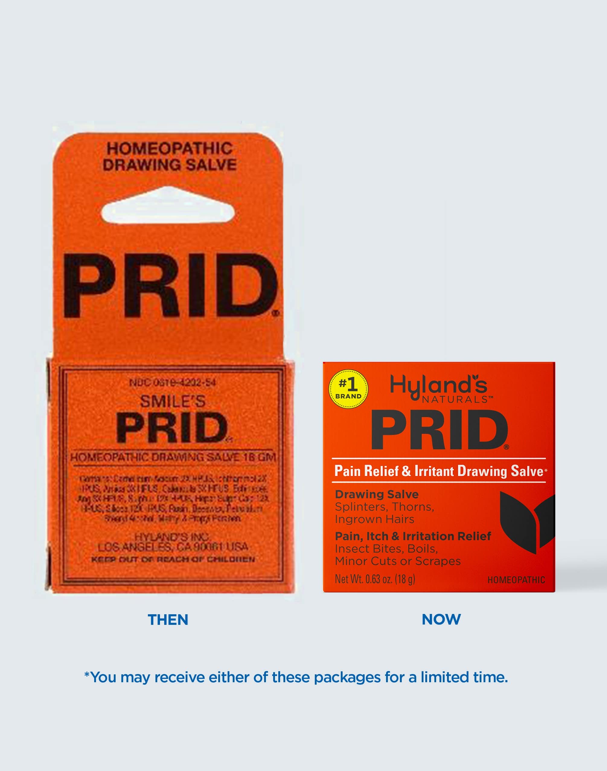 PRID drawing salve applied to irritated skin for relief.