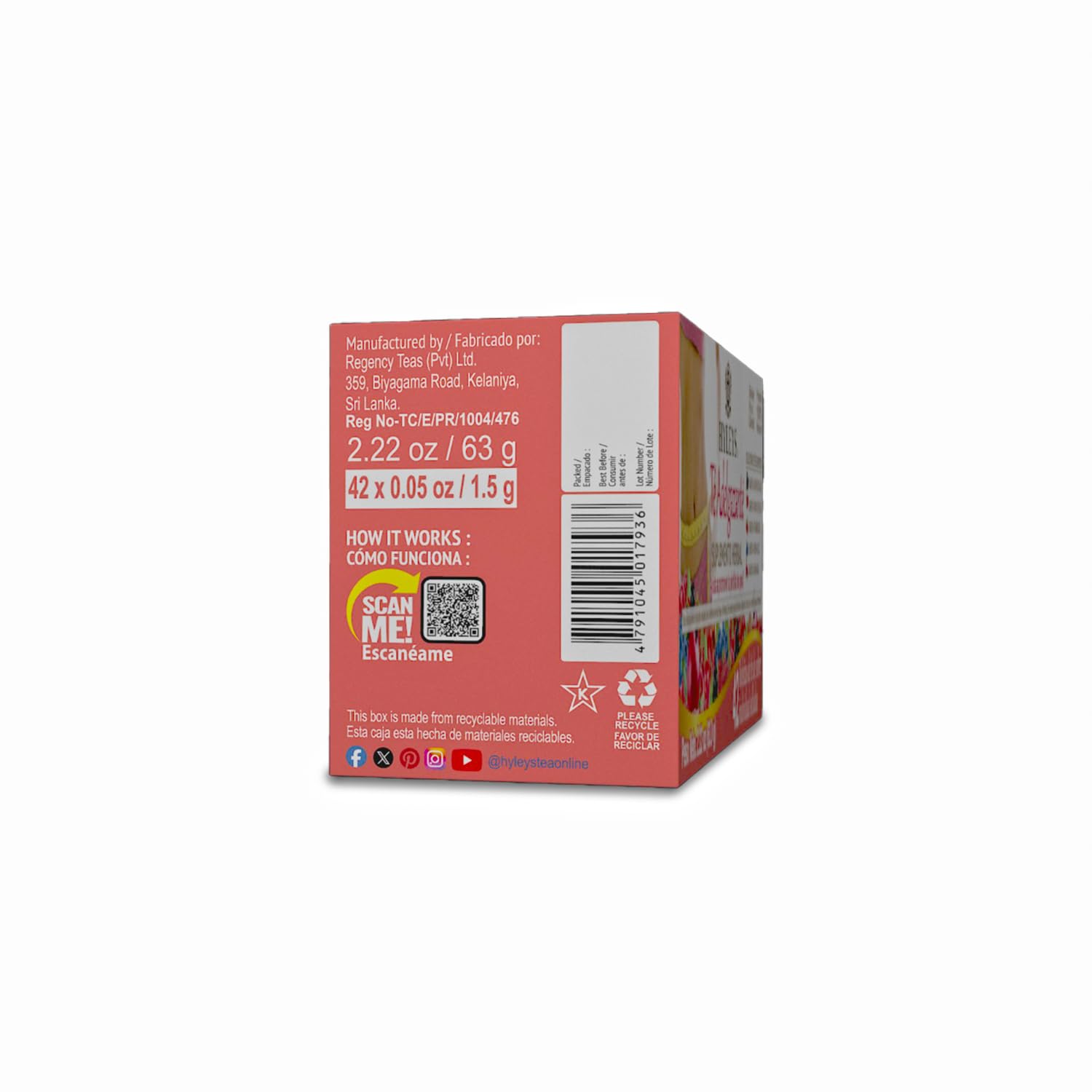Hyleys Slim Tea green tea leaves highlight natural, gentle energy.