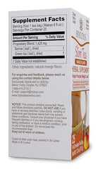 Close-up of Hyleys Slim Tea Pineapple teabag highlighting natural ingredients and aroma.