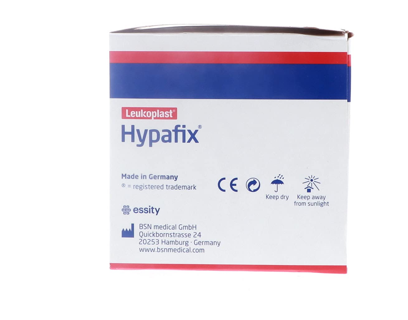 Hypafix dressing retention tape 2in-10yds roll provides secure fixation for dressings.