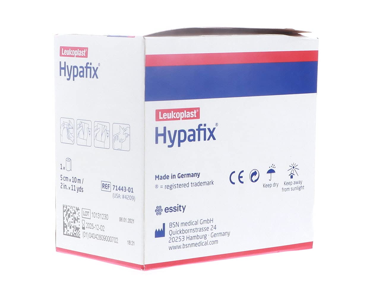 Hypafix made-in-USA badge signals trusted LAB SUPPLY origin.