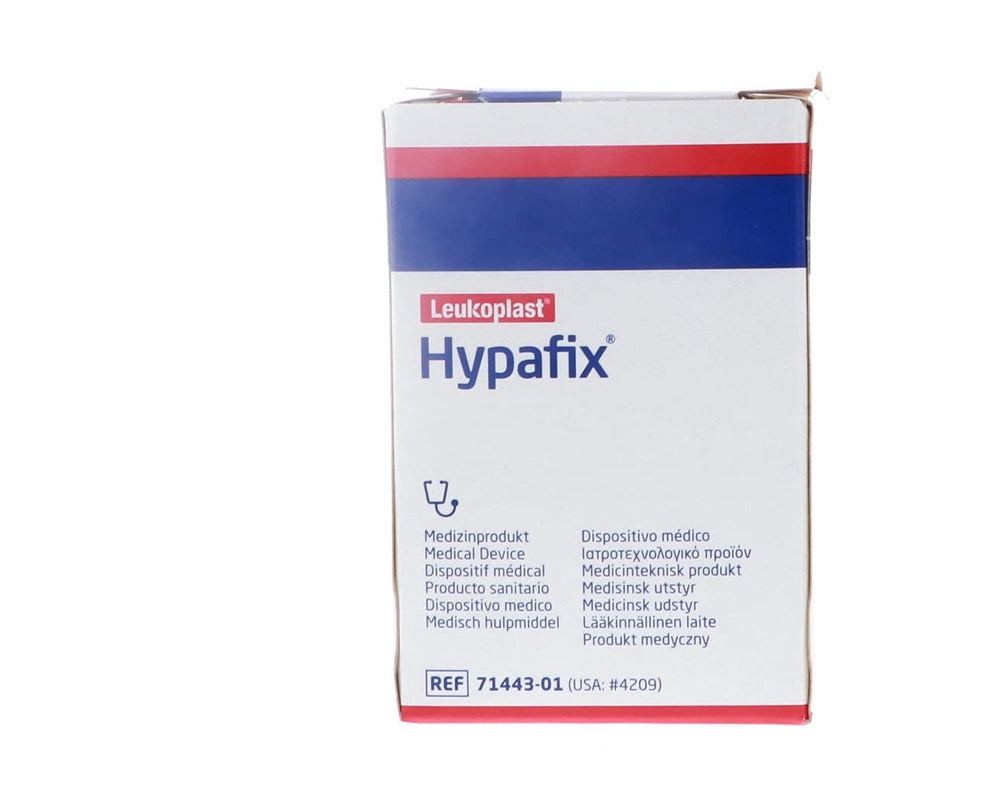 Hypafix water-resistant adhesive close-up highlights durable hold in wet conditions.