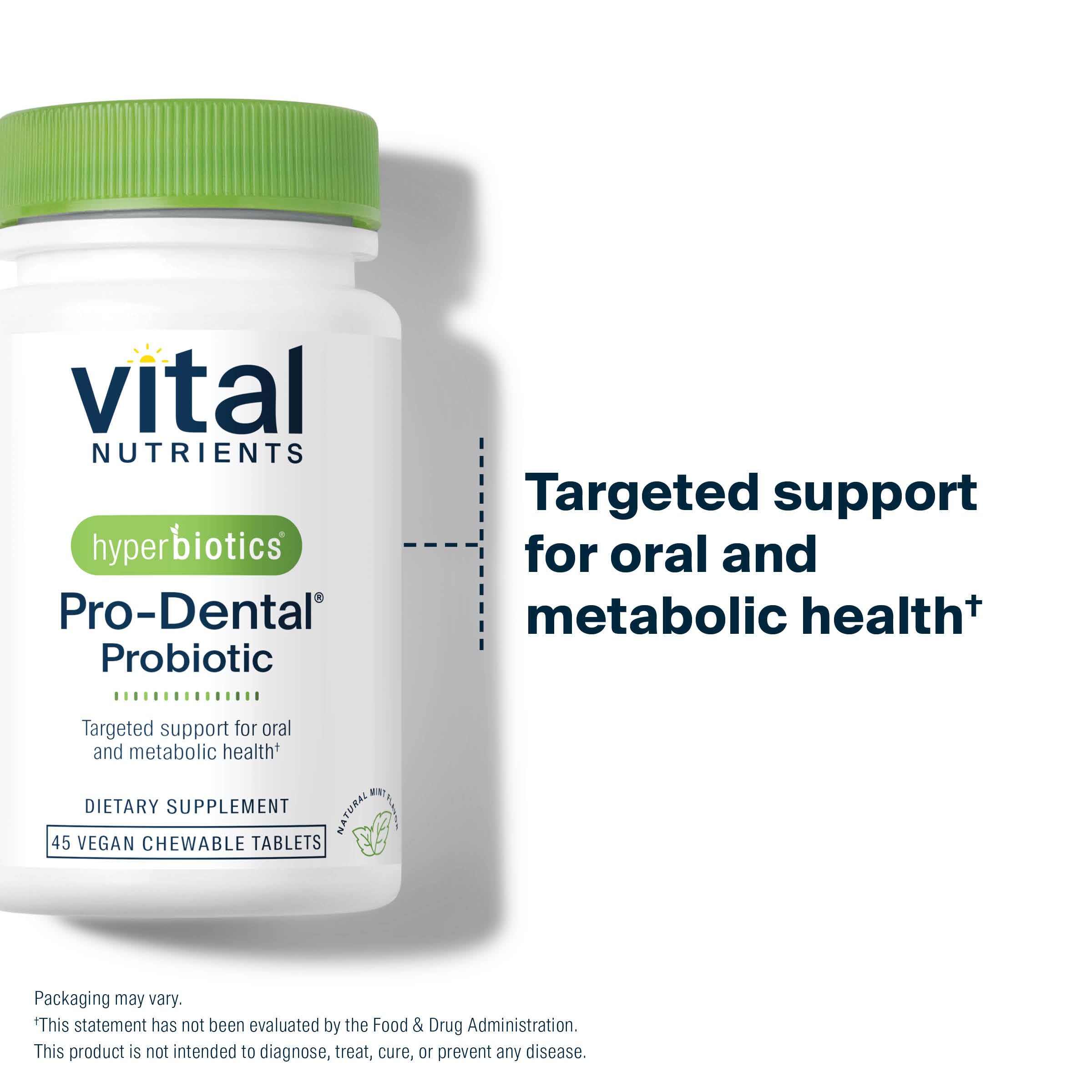 BLIS M18 dental probiotic from Hyperbiotics for balanced oral bacteria
