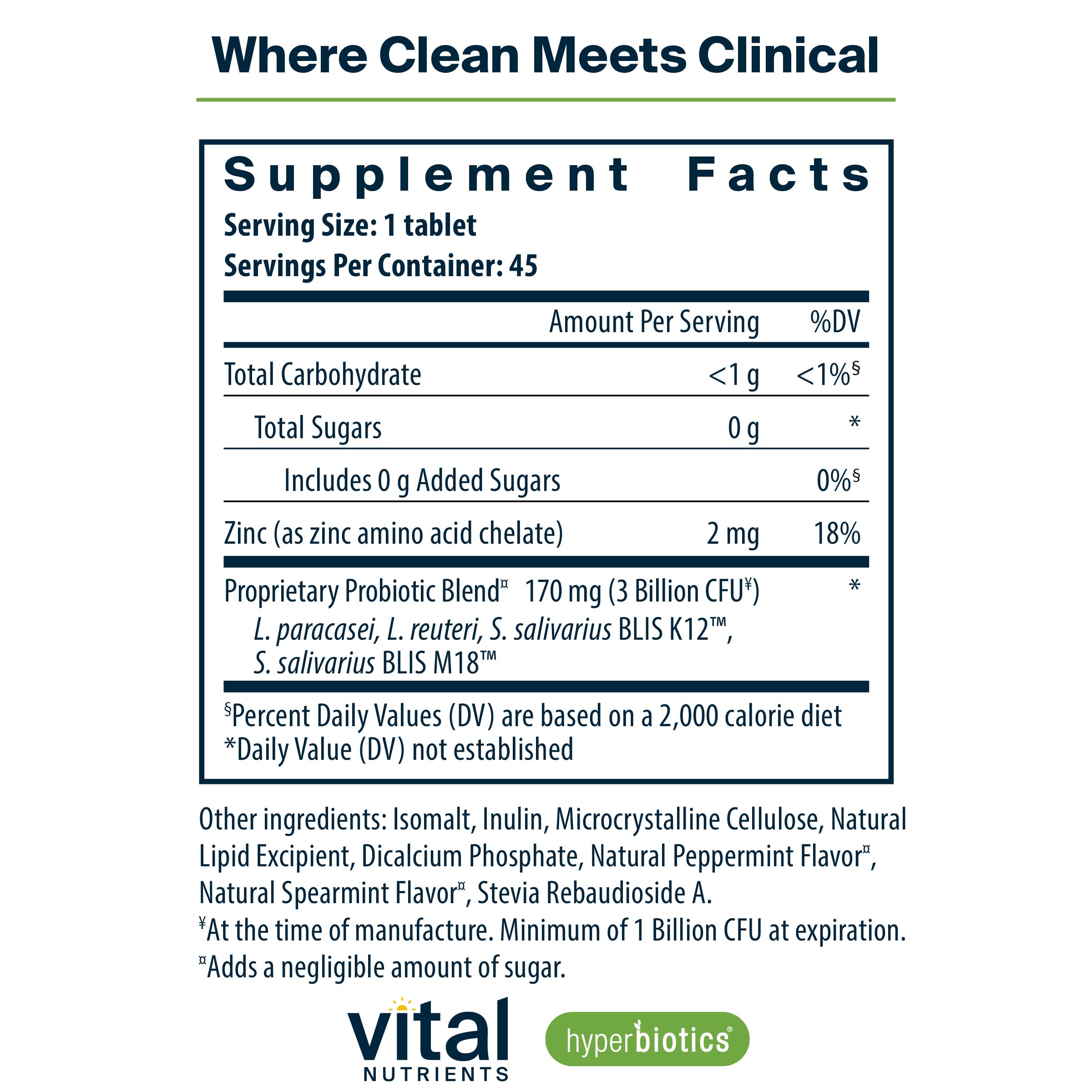 Pro Dental mint chew tablet ready for daily oral probiotic routine