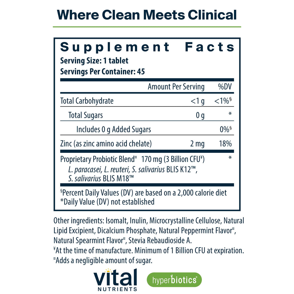 Pro Dental mint chew tablet ready for daily oral probiotic routine