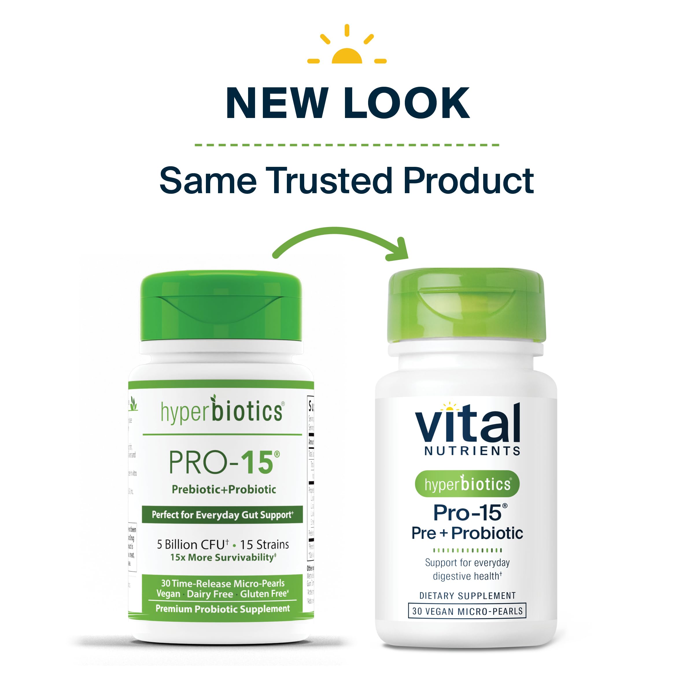 Hyperbiotics third-party testing label highlights purity and potency for consumer confidence.