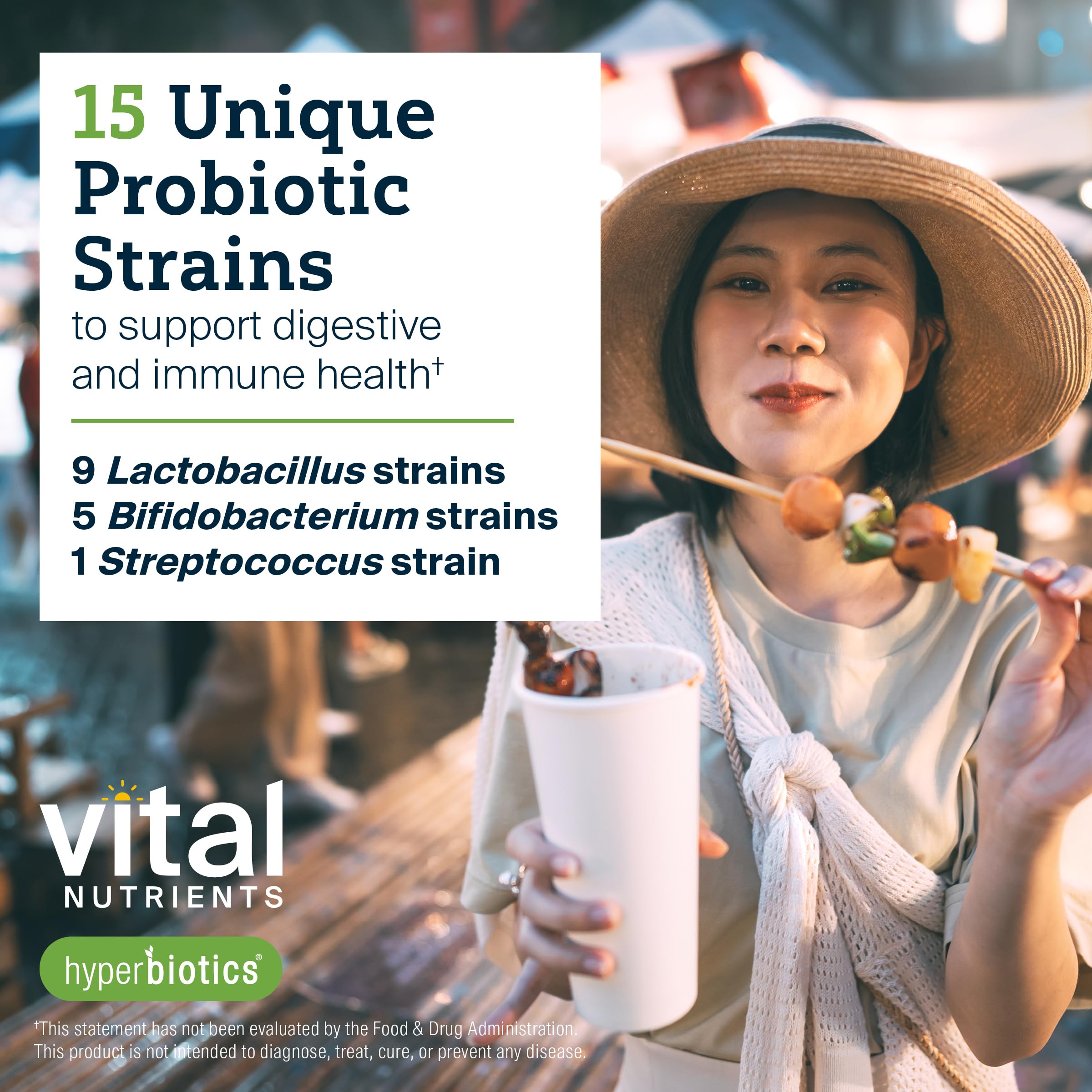 Hyperbiotics women and men lifestyle shot aligns with daily gut health routine.