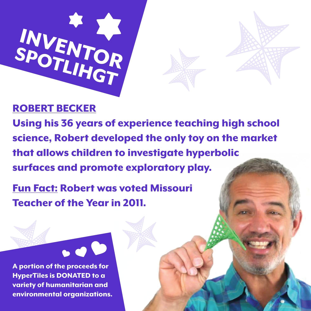 Hypertile kid-friendly STEM toy sparks curiosity and creativity.