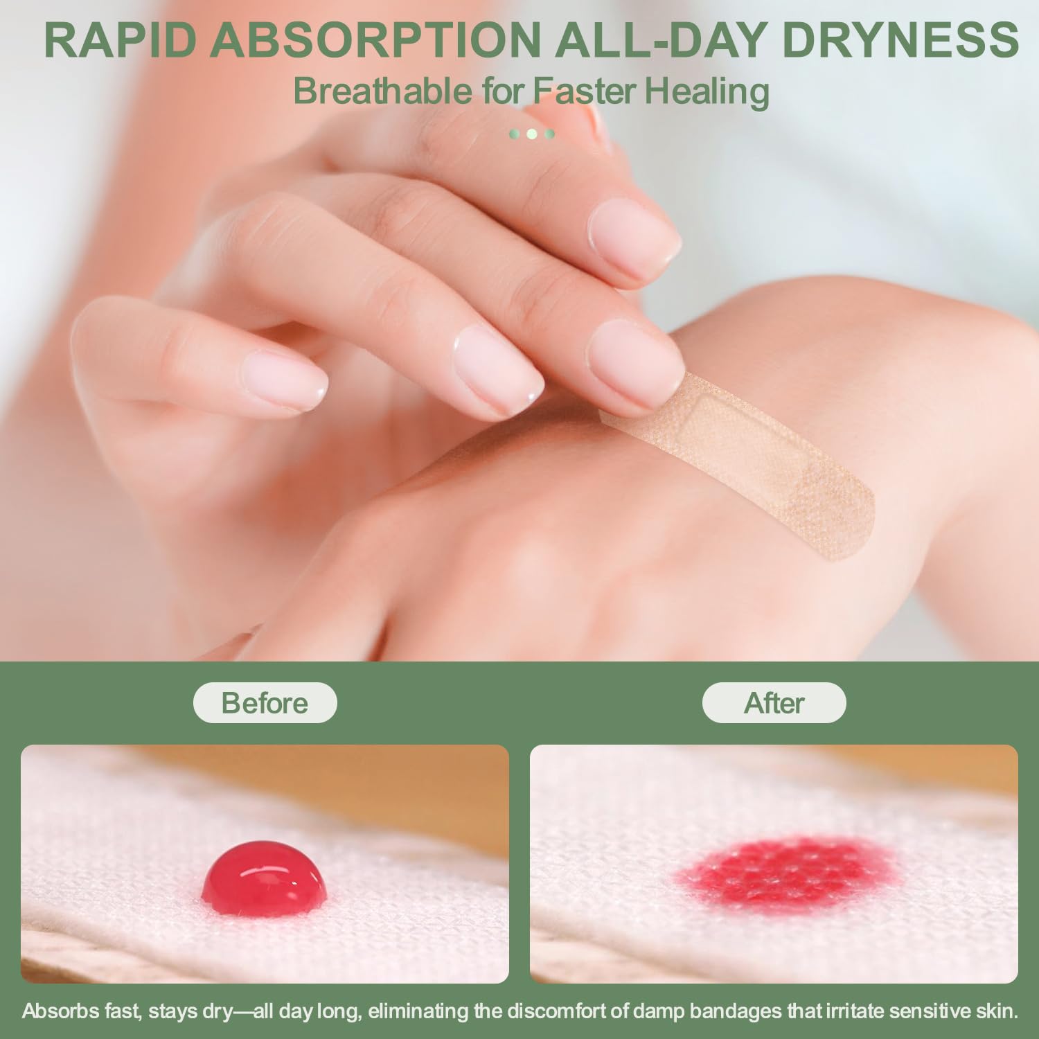 Hysimedy elderly care bandage illustrating skin-friendly protection for fragile skin.