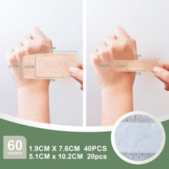 Hysimedy kid-friendly bandage design adapts to joints without leaving sticky residue.