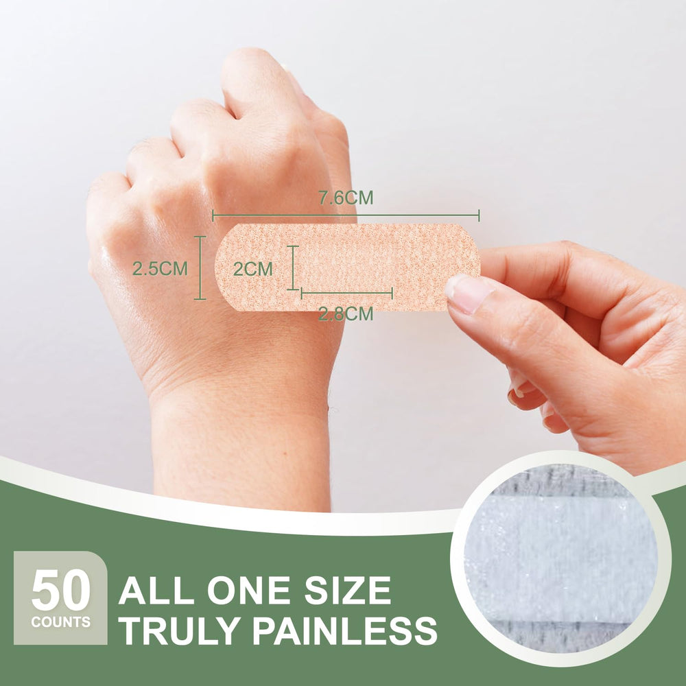Hysimedy bandage pad close-up highlighting non-stick center for painless removal