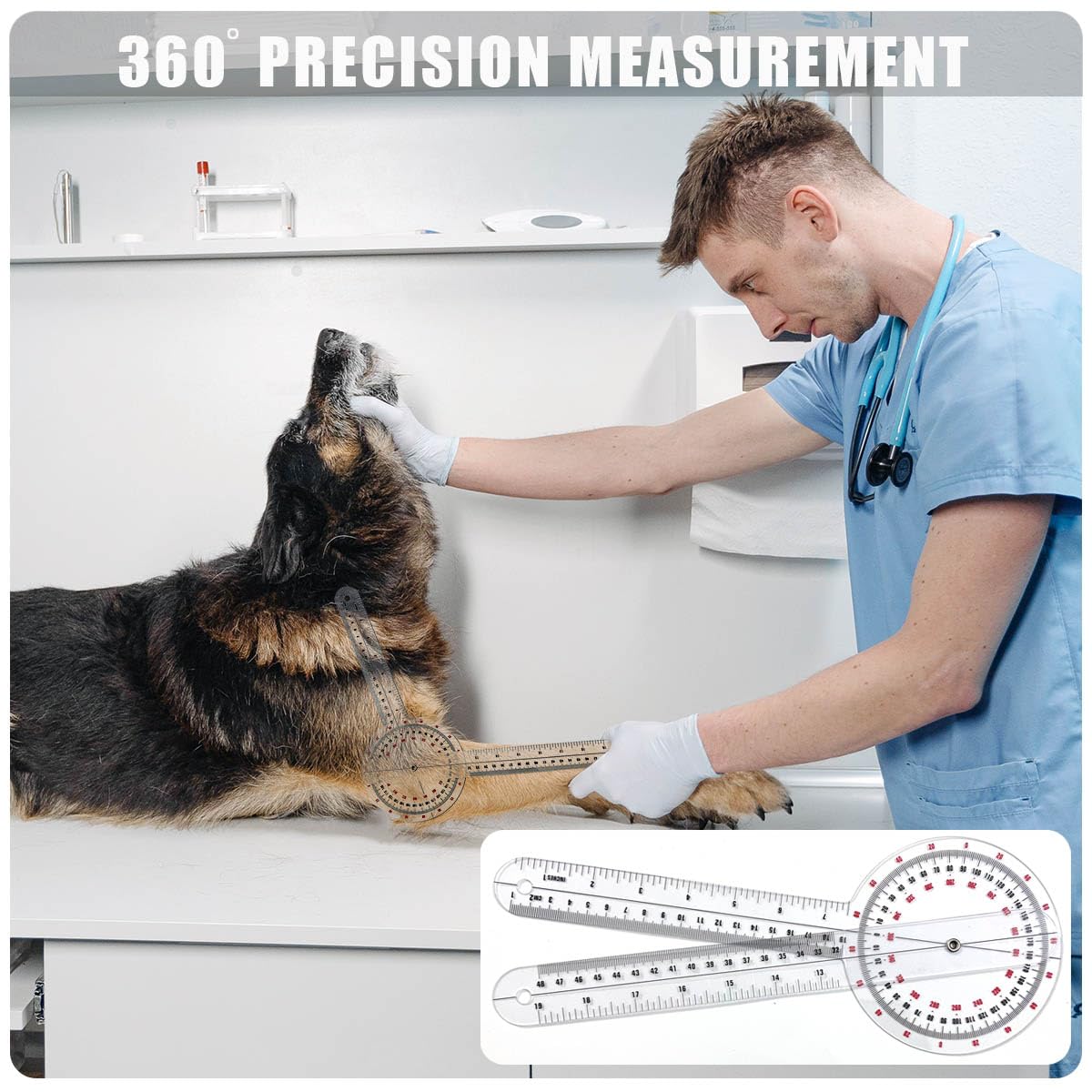 HZMM classroom protractor angle tool enables demonstrations for education in clinics or schools