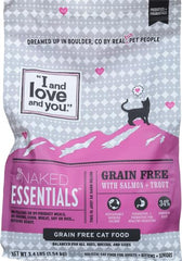 I and Love and You Naked Essentials grain-free formula highlighted for digestion-friendly nutrition.