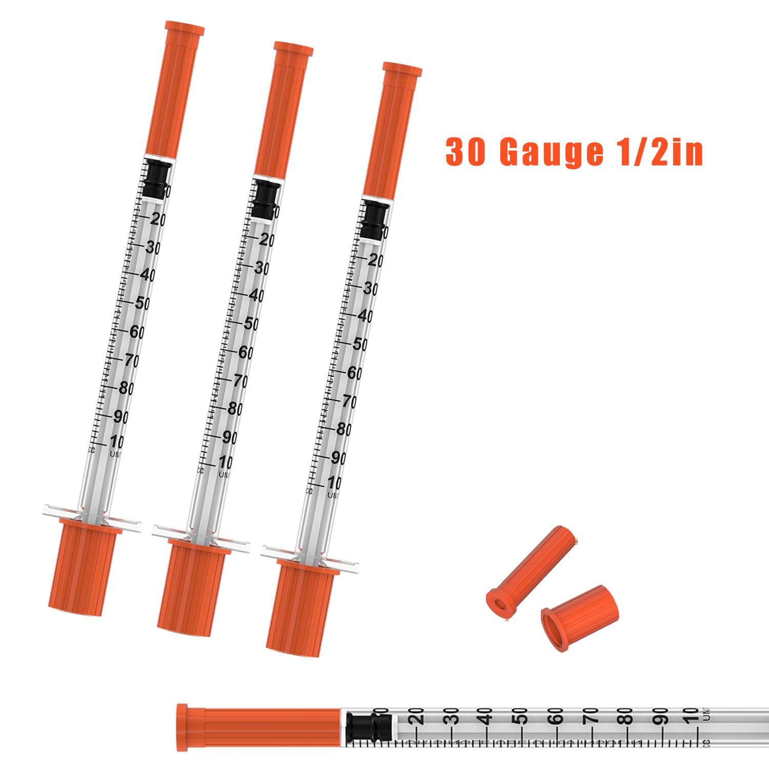 IABDASYET U-100 syringe features a clear scale for easy reading.