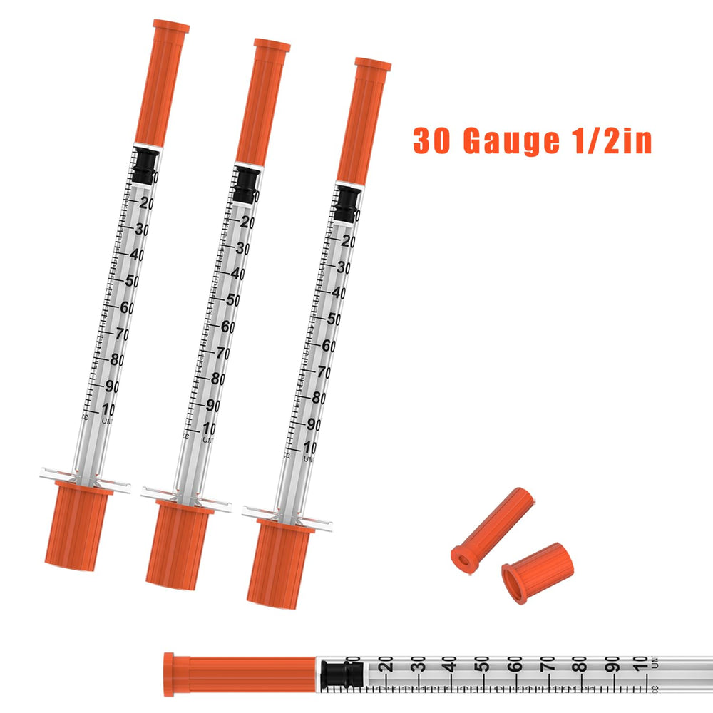 IABDASYET U-100 syringe features a clear scale for easy reading.