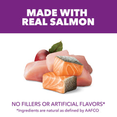 IAMS Advanced Health Skin & Coat includes real chicken as a primary ingredient.