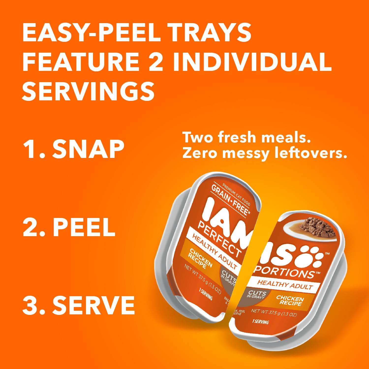 IAMS grain-free recipe contains no artificial flavors or preservatives.