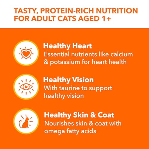 IAMS Perfect Portions indoor cat food with Vitamin E for immune and digestion support.