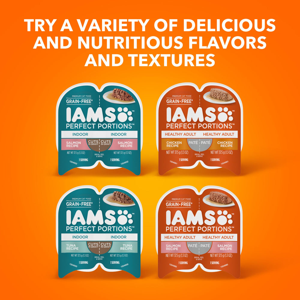 Hydration-forward IAMS indoor wet cat food in gravy