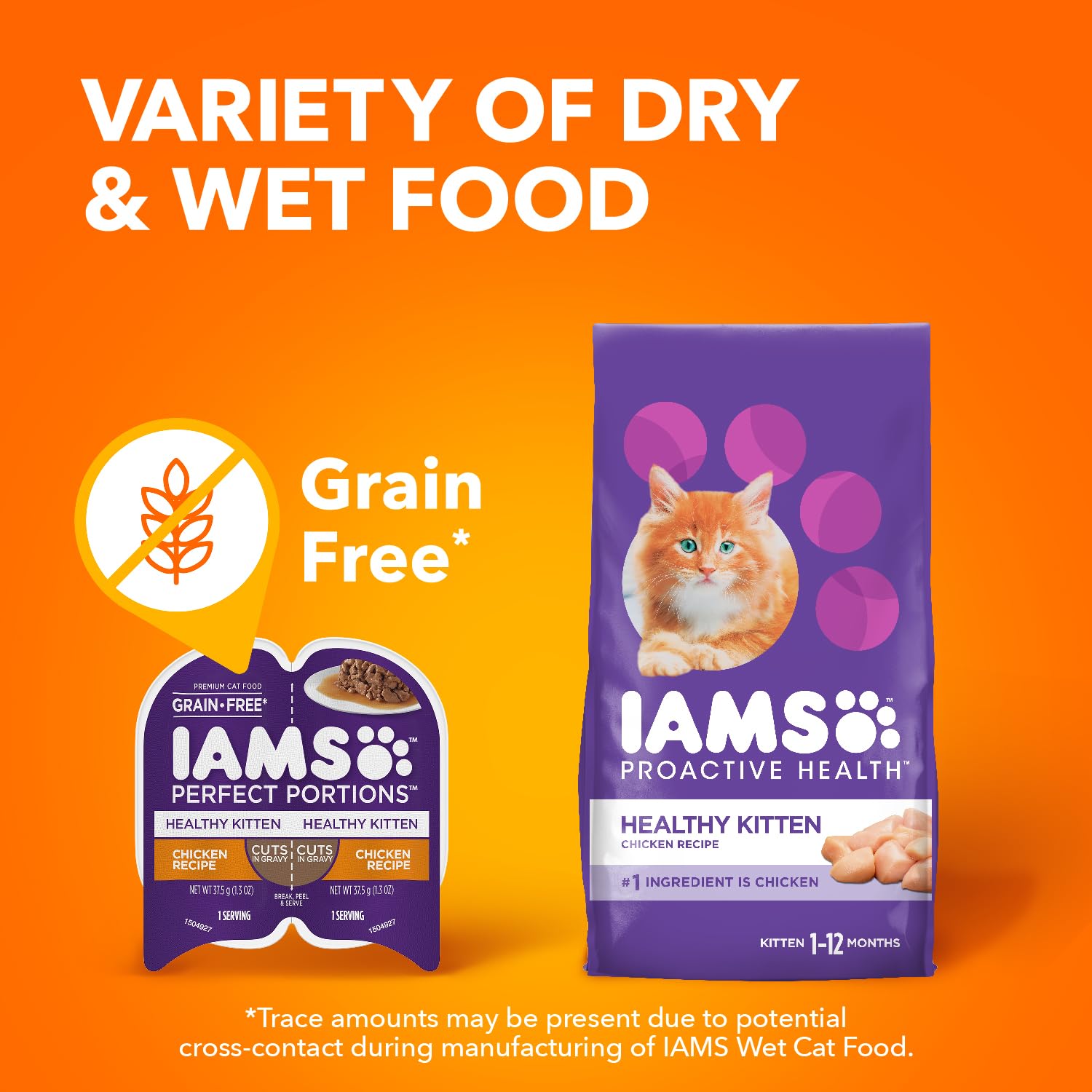 Convenient twin-pack trays support easy, mess-free feeding routine.