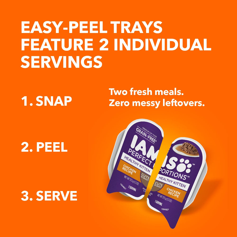 Serving suggestion with a small bowl for stress-free mealtime.
