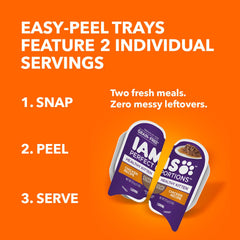 Serving suggestion with a small bowl for stress-free mealtime.