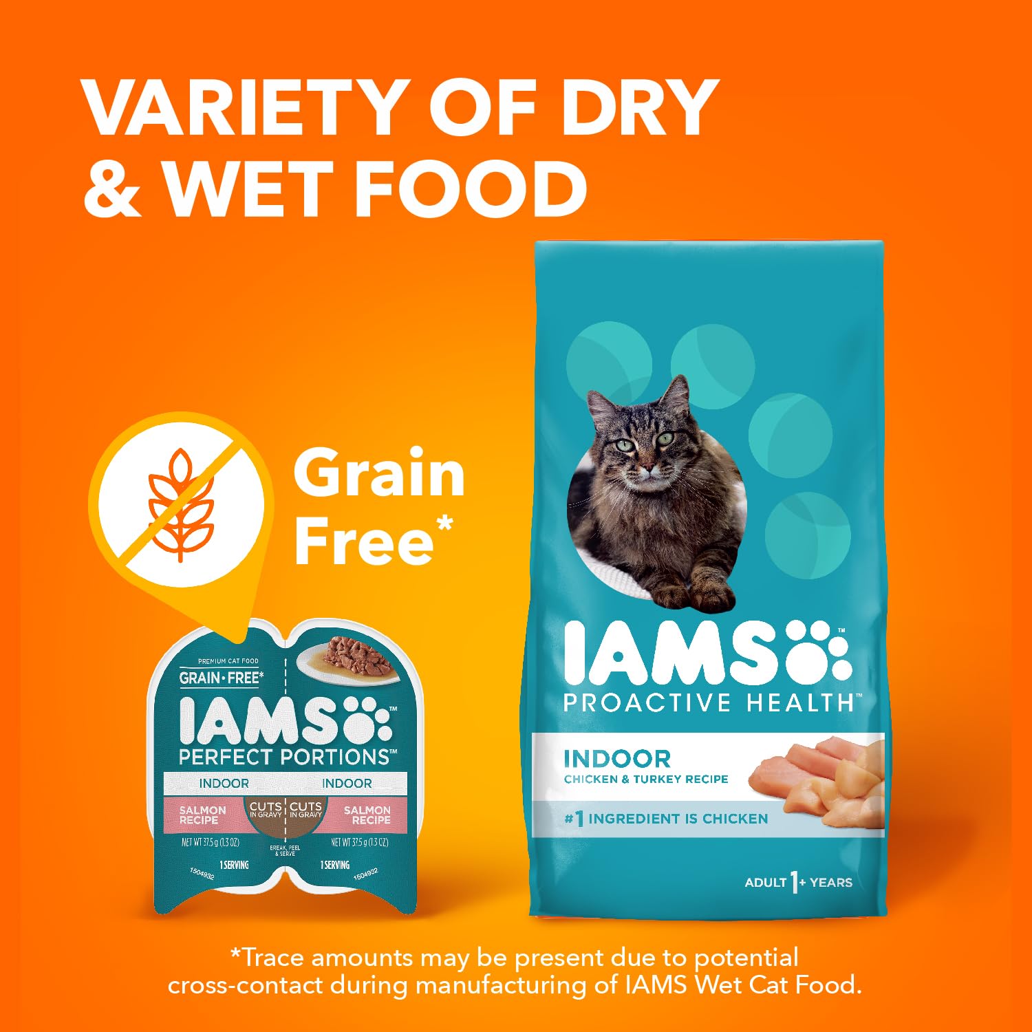 IAMS Perfect Portions portion-control tray ready to serve