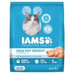 IAMS Proactive Health healthy weight kibble in a bowl supports weight management.
