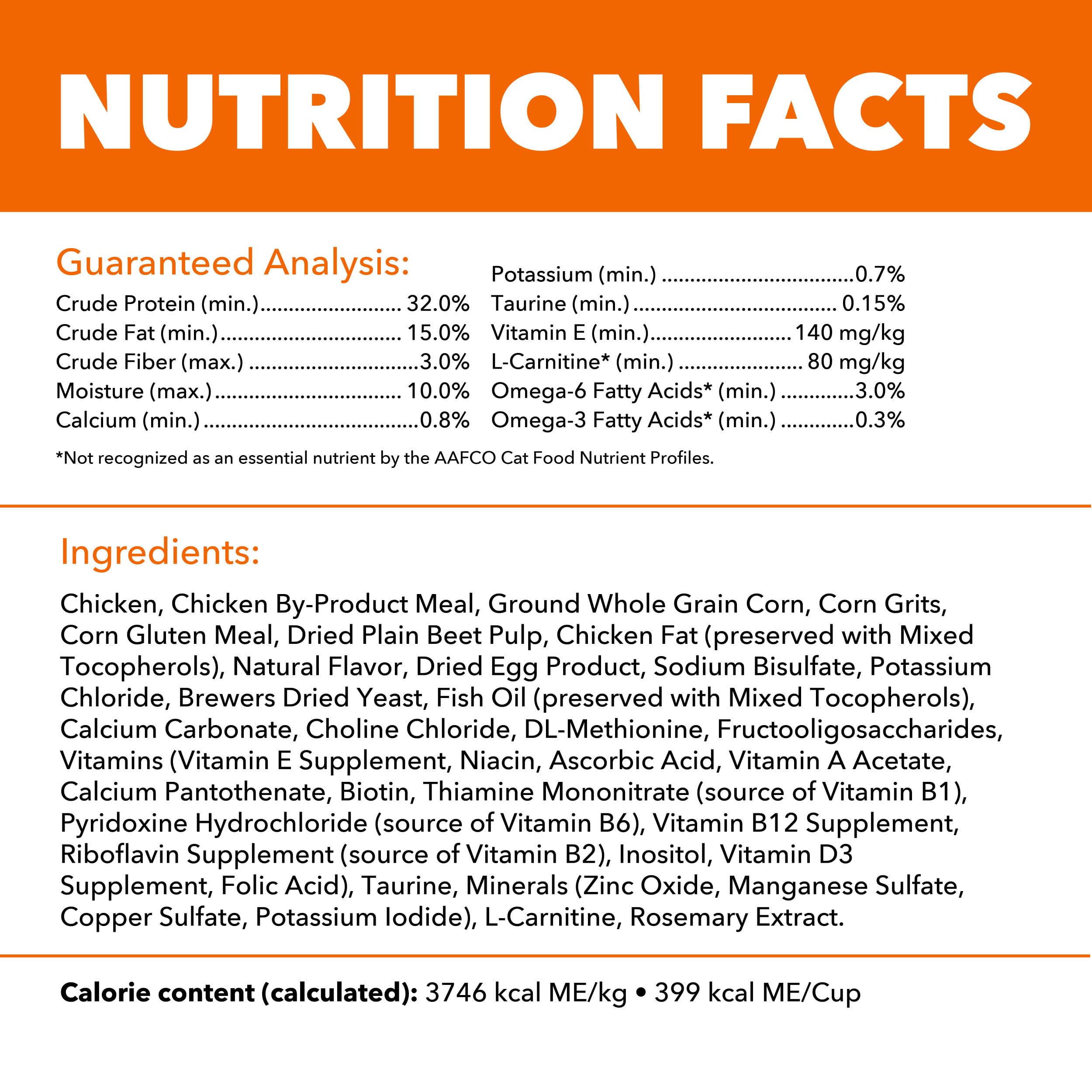 IAMS Proactive Health formula with no fillers or artificial flavors.