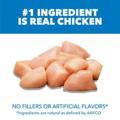IAMS Proactive Health real chicken ingredient highlight for high-quality protein.
