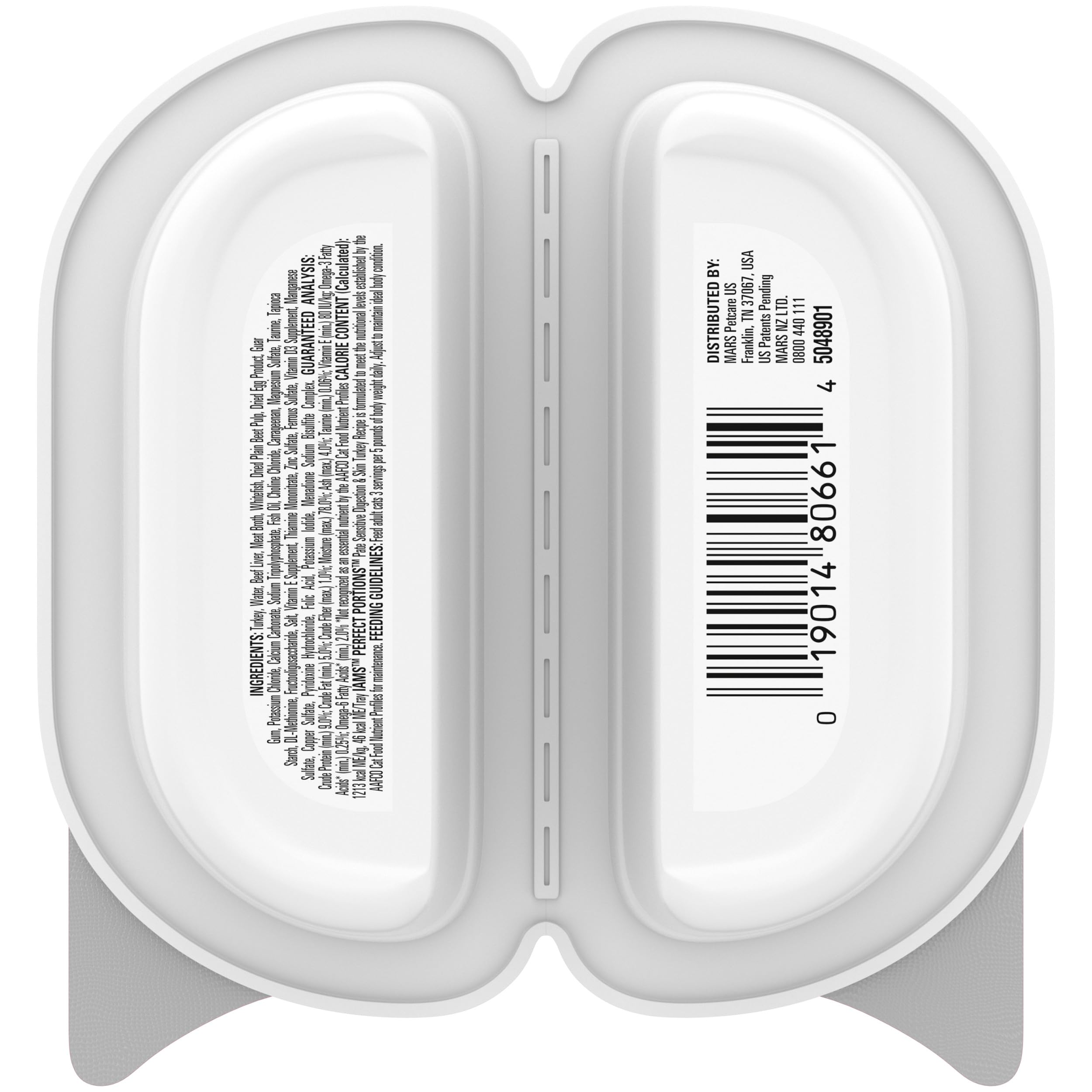 IAMS Perfect Portions two meals per pack for convenient feeding.