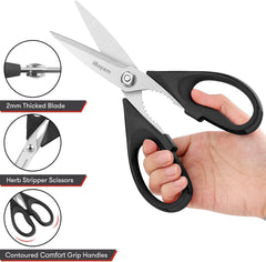 iBayam dishwasher-safe kitchen scissors for easy cleanup