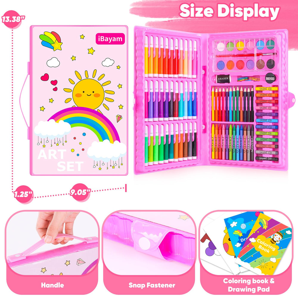 iBayam painting tools and coloring book kit spark imaginative drawing anywhere.