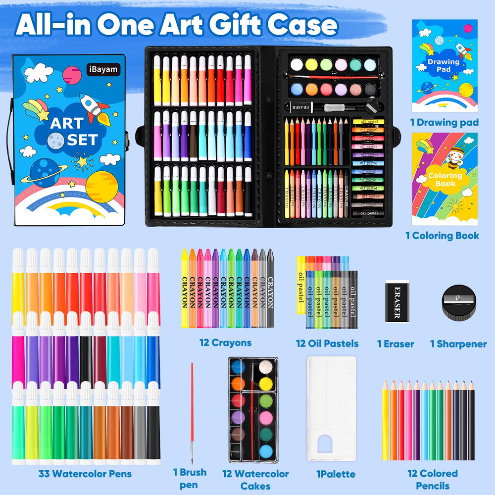 ibayam watercolor pens and palette offer smooth colors for vibrant artwork.