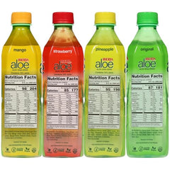 Iberia Aloe Vera Drink Mango bottle front, tropical flavor on the go.