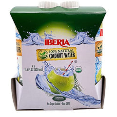 Iberia coconut water with electrolytes and potassium—post-exercise hydration.
