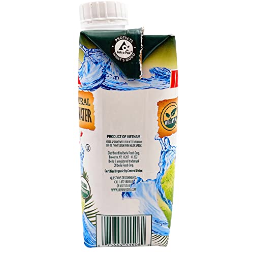 Iberia coconut water from organic coconuts farm—sustainably sourced flavor.
