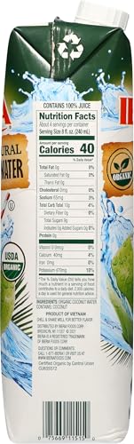 Pack of 3 Iberia coconut water bottles for home and office hydration.