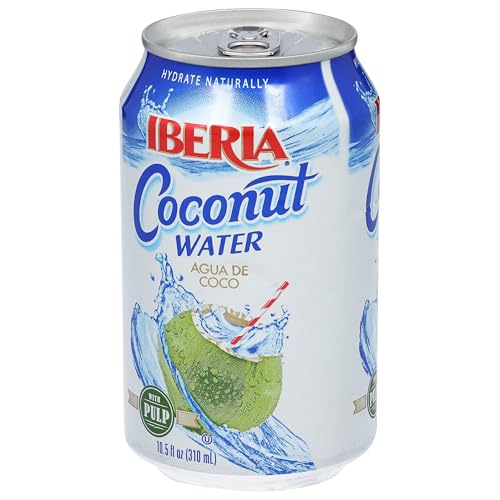 Iberia Coconut Water with Pulp refreshing and naturally sweet with pulp texture.