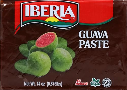Iberia Guava Paste 14 oz blocks close-up for pastries.